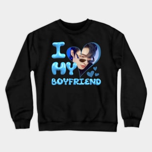 Kpop ATEEZ Mingi I Love My Boyfriend Crewneck Sweatshirt